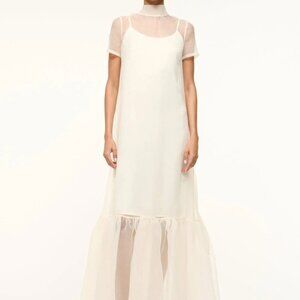 STAUD Calluna Dress White
